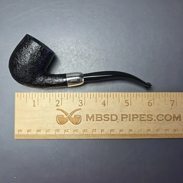 MBSD Briars Timeless Traditions 2 Sandblasted Bent Billiard with Silver (New) - Image 14