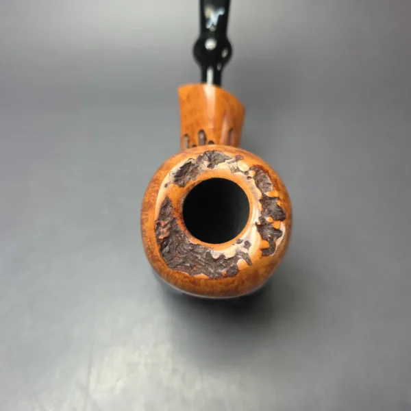 Nording Spruce Cone Partially Rusticated Freehand Estate Briar Pipe, Unsmoked - Image 5