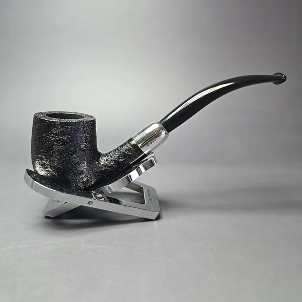 MBSD Briars Timeless Traditions 2 Sandblasted Bent Billiard with Silver (New) - Image 3
