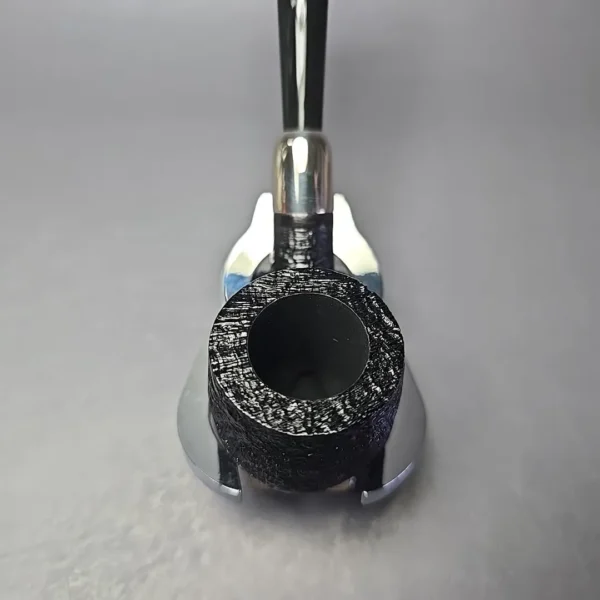MBSD Briars Timeless Traditions 2 Sandblasted Bent Billiard with Silver (New) - Image 6