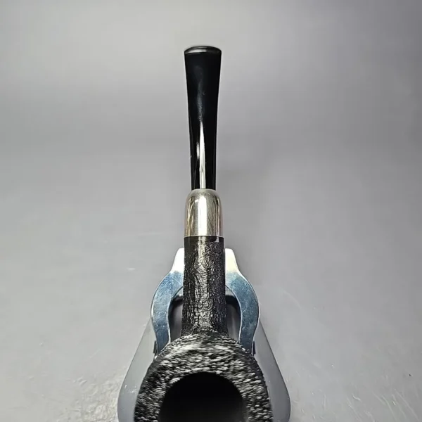 MBSD Briars Timeless Traditions 1 Sandblasted Billiard w/ Silver Handmade Briar Pipe, New - Image 7