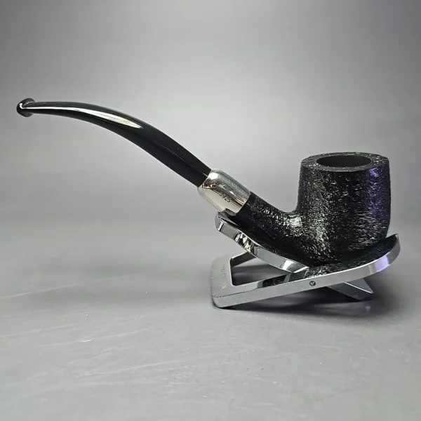 MBSD Briars Timeless Traditions 2 Sandblasted Bent Billiard with Silver (New) - Image 5