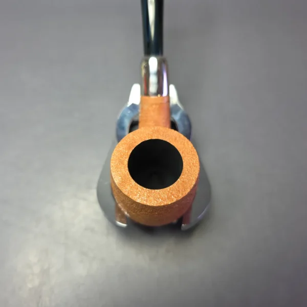 MBSD Briars Timeless Traditions 2 Sandblasted Bent Billiard w/ Silver Handmade Briar Pipe, New - Image 6