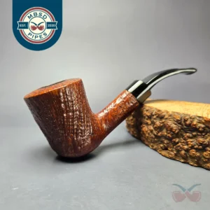 Charatan's Make First Lane Era (1961-65) Free Hand Relief Extra Large Sandblasted Dublin Estate Briar Pipe, English Estates
