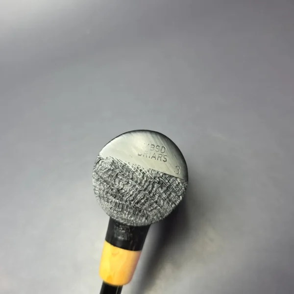 MBSD Briars "Re-Don" Sandblasted Poker w/ Boxwood, Briar Pipe, New - Image 8