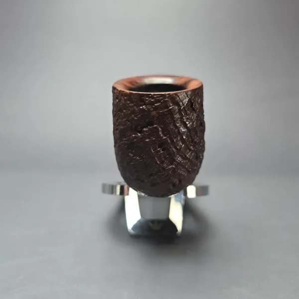GBD Pre-1980s Prehistoric 9436 Sandblasted Billiard Estate Briar Pipe, English Estates - Image 3