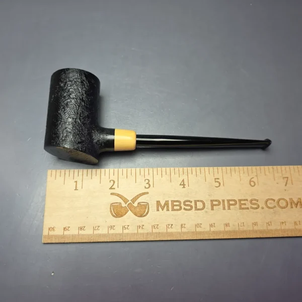 MBSD Briars "Re-Don" Sandblasted Poker w/ Boxwood, Briar Pipe, New - Image 9