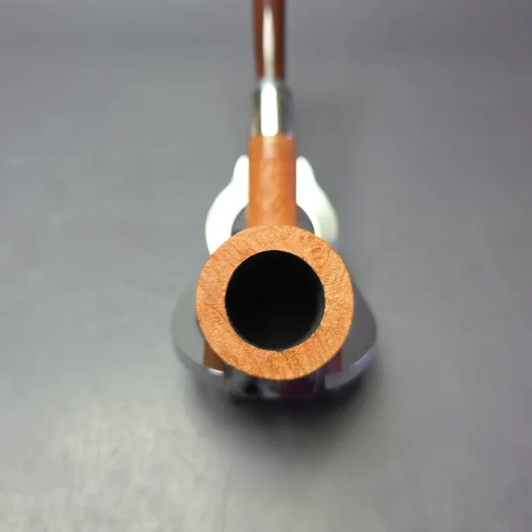 MBSD Briars Timeless Traditions 1 Sandblasted Billiard w/ Silver & Extra Stem Handmade Briar Pipe, New - Image 6