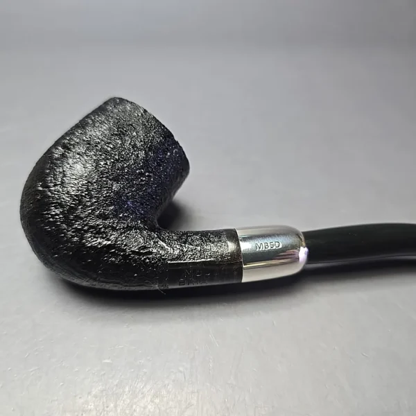 MBSD Briars Timeless Traditions 2 Sandblasted Bent Billiard with Silver (New) - Image 11