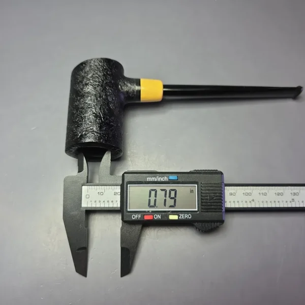 MBSD Briars "Re-Don" Sandblasted Poker w/ Boxwood, Briar Pipe, New - Image 10