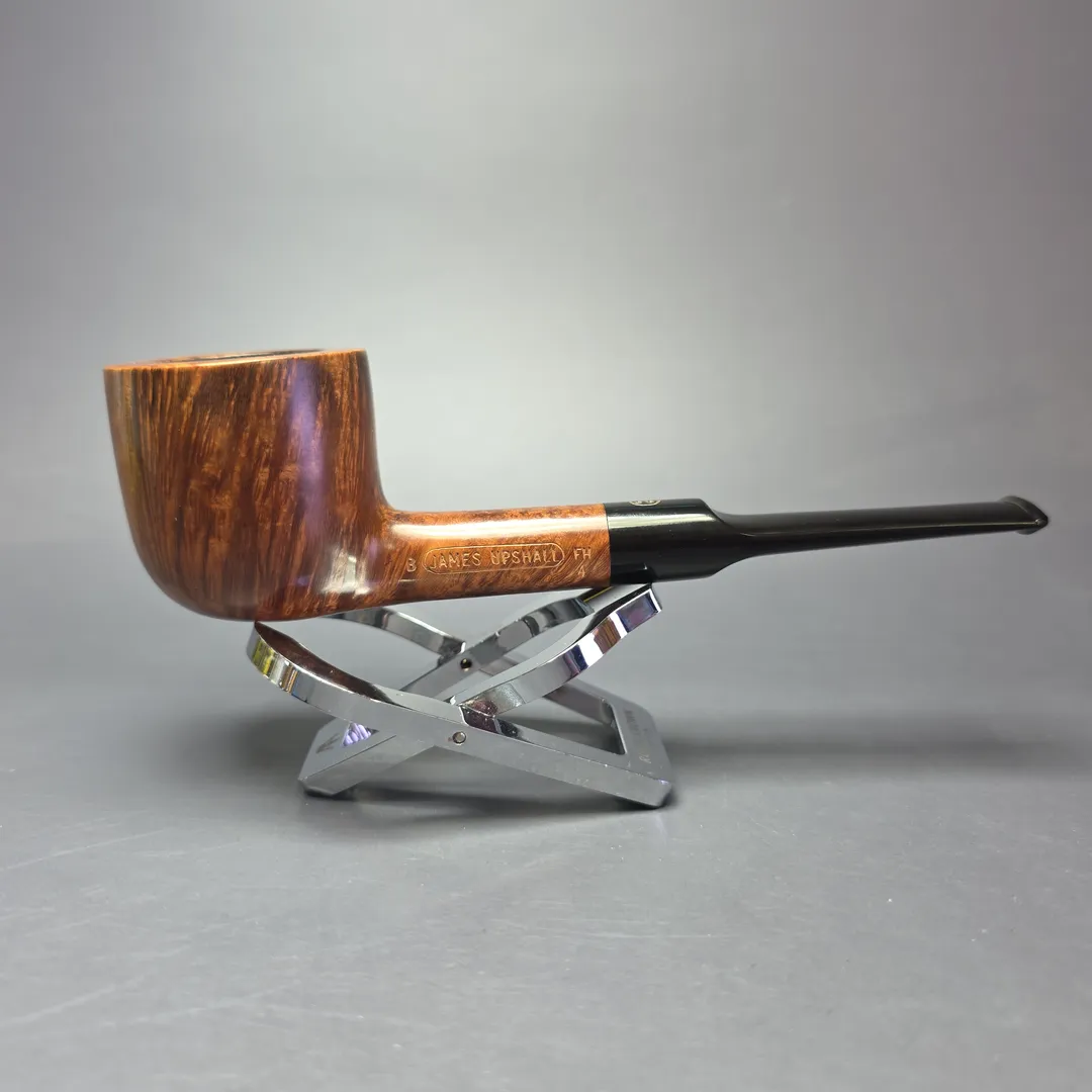 James Upshall B Grade Group 4 Smooth Pot Estate Briar Pipe, English Estates - Image 2