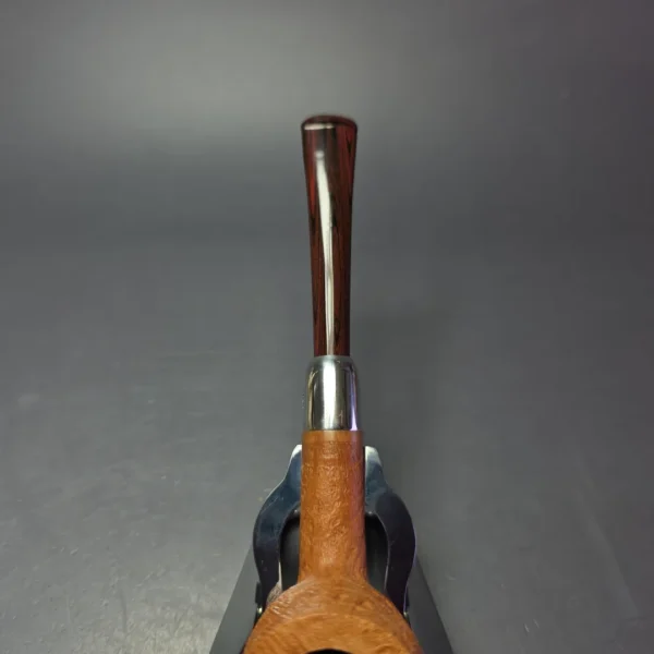 MBSD Briars Timeless Traditions 1 Sandblasted Billiard w/ Silver & Extra Stem Handmade Briar Pipe, New - Image 7