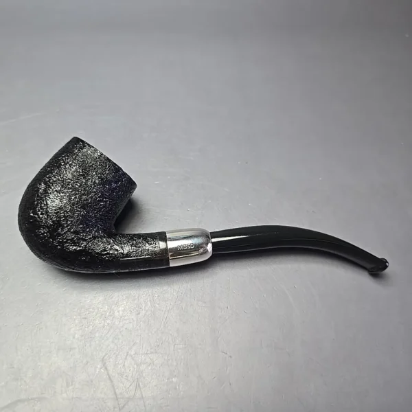 MBSD Briars Timeless Traditions 2 Sandblasted Bent Billiard with Silver (New) - Image 12