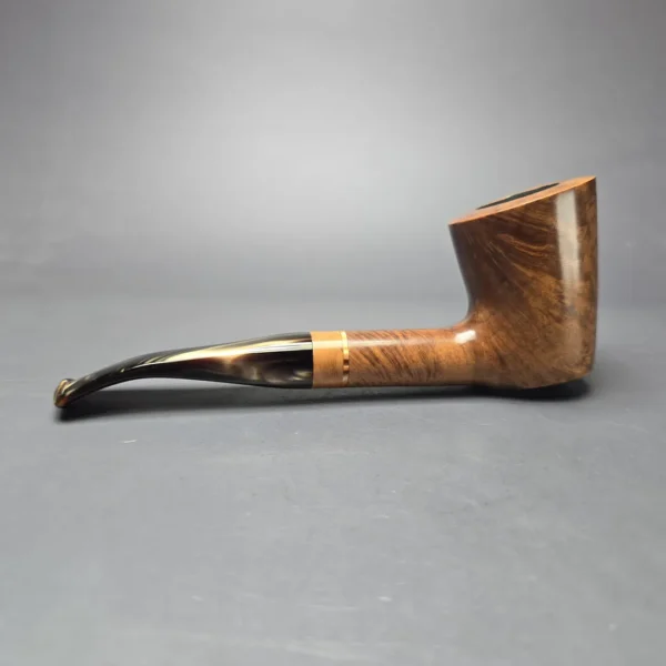 Aldo Velani 105 Smooth Dublin Estate Briar Pipe, Italian Estates - Image 4