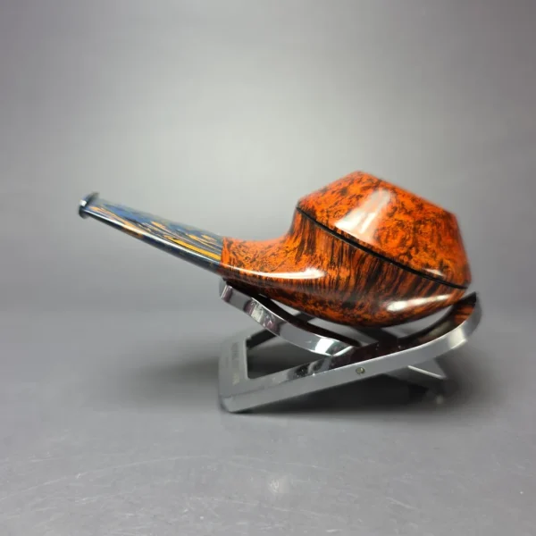 Walt Cannoy Cardinal House Langford Smooth Pocket Eskimo Handmade Briar Pipe, New - Image 5