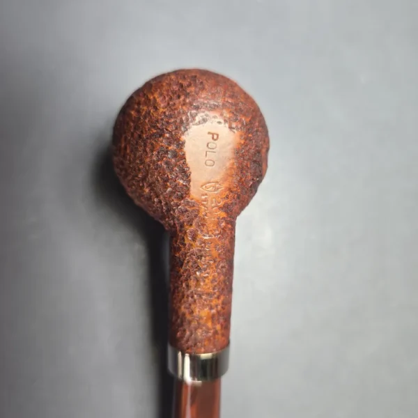 Savinelli Polo 207 Rusticated Apple Estate Briar Pipe, Italian Estates, 6mm - Image 9