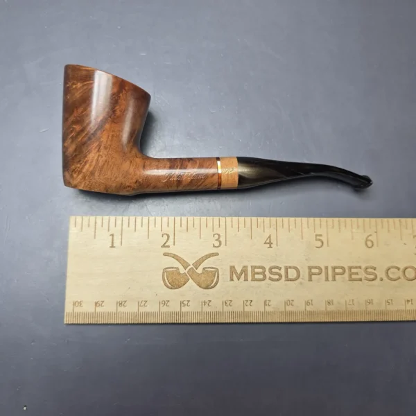 Aldo Velani 105 Smooth Dublin Estate Briar Pipe, Italian Estates - Image 11