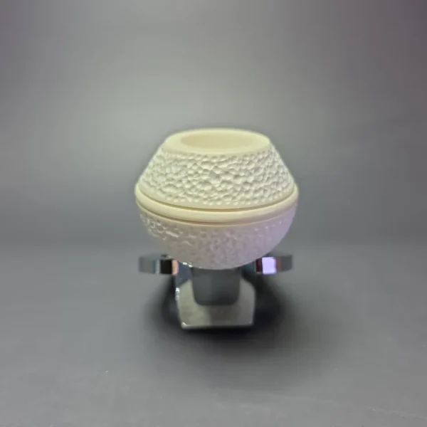 MBSD Meerschaum Deluxe Rusticated Rhodesian Block Meerschaum Pipe, Briar-Mortise, New - Image 5