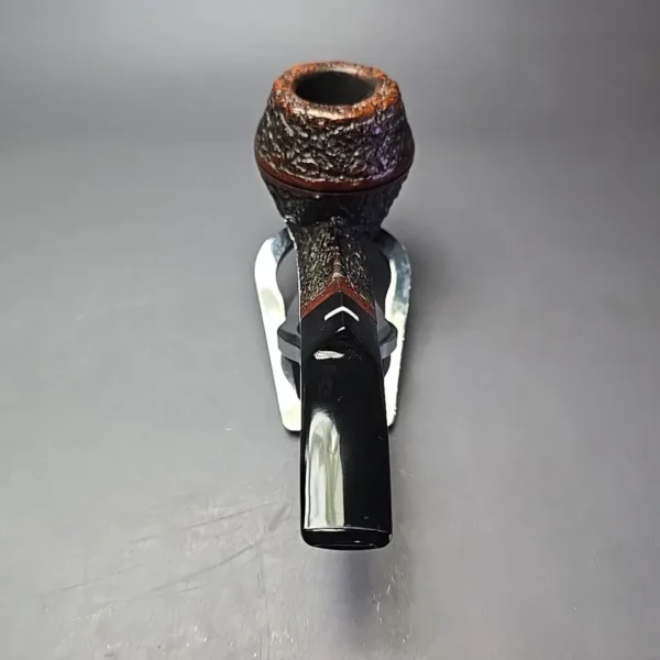 Don Carlos 1 Note Rusticated Bulldog Estate Briar Pipe, Italian Estates - Image 5