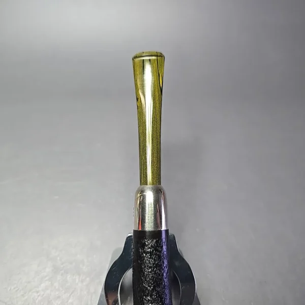MBSD Briars Timeless Traditions 1 Sandblasted Billiard w/ Silver Handmade Briar Pipe, New - Image 8