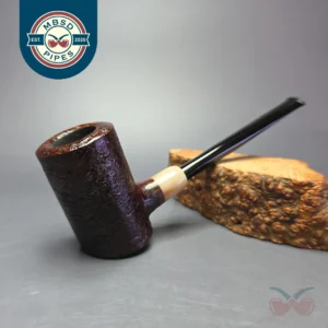 MBSD Briars "Re-Don" Sandblasted Poker w/ Horn, Briar Pipe, New