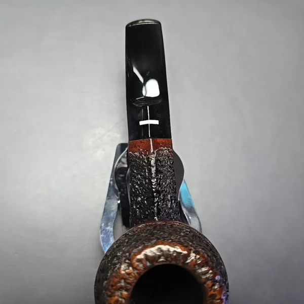 Don Carlos 1 Note Rusticated Bulldog Estate Briar Pipe, Italian Estates - Image 7