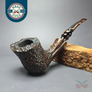 Calabresi (Thomas Cristiano) XL Rusticated Freehand Estate Briar Pipe, Unsmoked