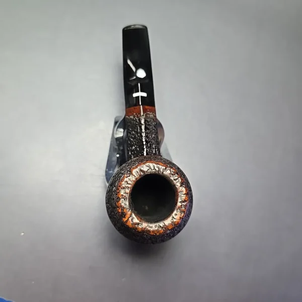 Don Carlos 1 Note Rusticated Bulldog Estate Briar Pipe, Italian Estates - Image 8