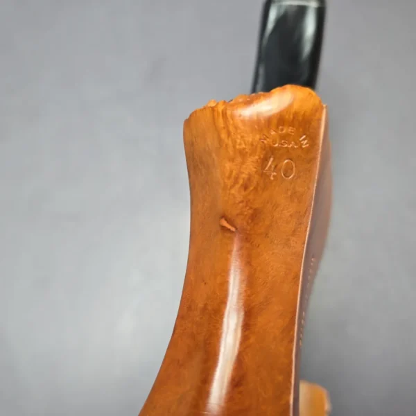 Edward's Magnum Smooth Freehand Estate Briar Pipe, Unsmoked - Image 9
