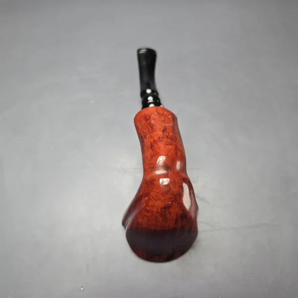 Nording Orange Grain 2 Smooth Freehand Estate Briar Pipe, Unsmoked - Image 8