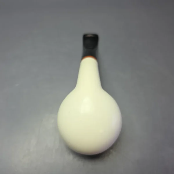 MBSD Meerschaum Deluxe XL Smooth Apple Block Meerschaum Pipe, Briars-Mortise, New - Image 8