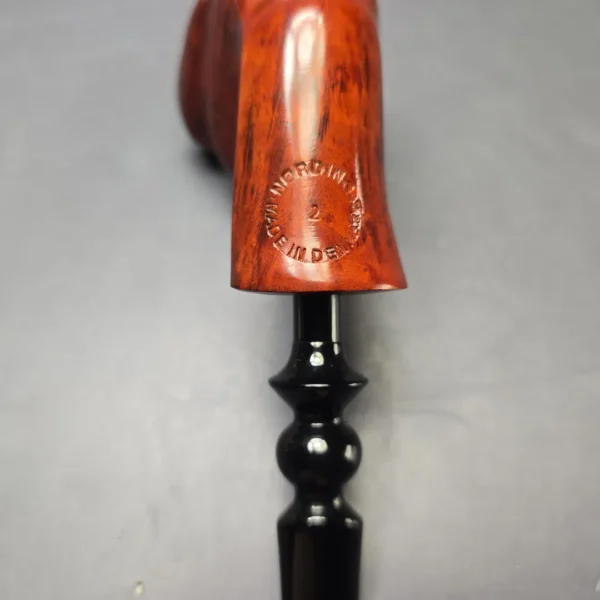 Nording Orange Grain 2 Smooth Freehand Estate Briar Pipe, Unsmoked - Image 9