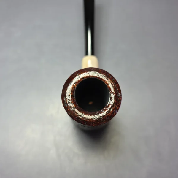 MBSD Briars "Re-Don" Sandblasted Poker w/ Horn, Briar Pipe, New - Image 5