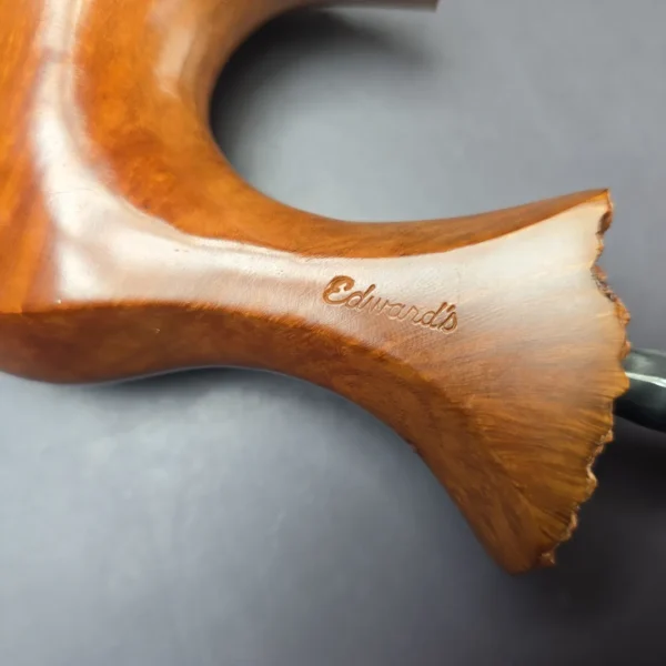 Edward's Magnum Smooth Freehand Estate Briar Pipe, Unsmoked - Image 11