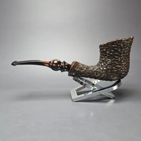 Calabresi (Thomas Cristiano) XL Rusticated Freehand Estate Briar Pipe, Unsmoked - Image 4