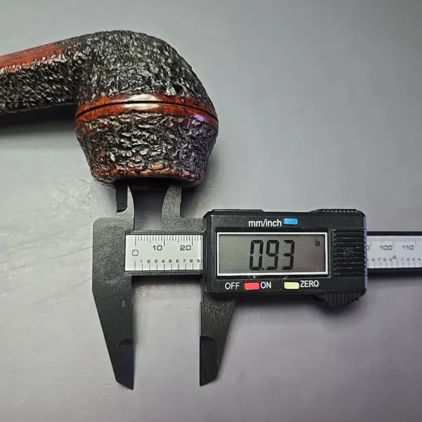 Don Carlos 1 Note Rusticated Bulldog Estate Briar Pipe, Italian Estates - Image 12