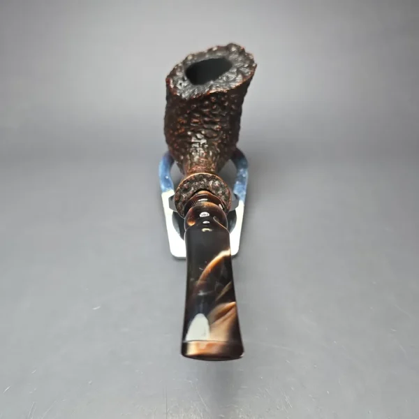 Calabresi (Thomas Cristiano) XL Rusticated Freehand Estate Briar Pipe, Unsmoked - Image 5