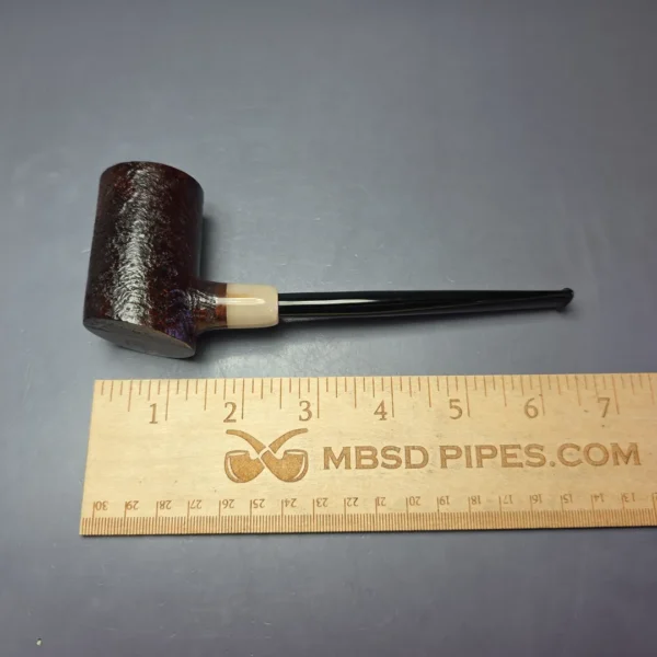 MBSD Briars "Re-Don" Sandblasted Poker w/ Horn, Briar Pipe, New - Image 8