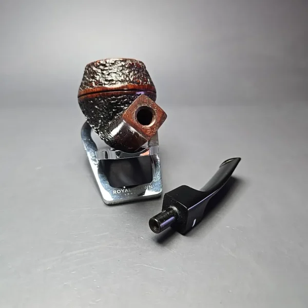 Don Carlos 1 Note Rusticated Bulldog Estate Briar Pipe, Italian Estates - Image 13