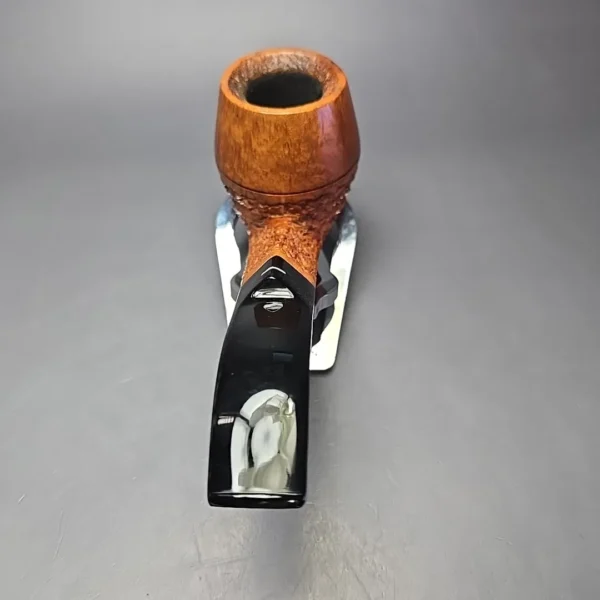 Don Carlos 2 Note Partially Rusticated Bulldog Estate Briar Pipe, Italian Estates - Image 5