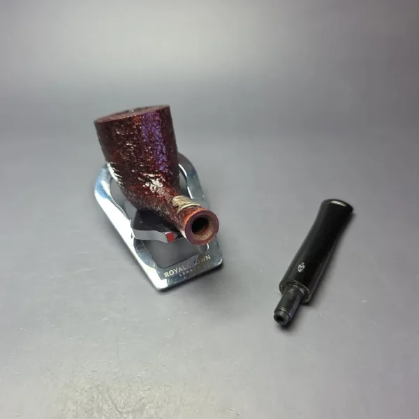 Savinelli 2023 Manzoni Rusticated Dublin w/ Silver Estate Briar Pipe, Unsmoked - Image 11