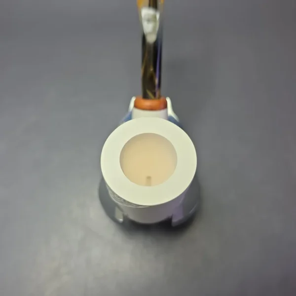 MBSD Meerschaum Deluxe Stacked Bent Billiard Block Meerschaum Pipe, Briars-Mortise - Image 6