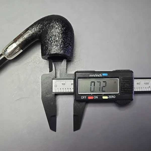 MBSD Briars Timeless Traditions 2 Sandblasted Bent Billiard w/ Silver Handmade Briar Pipe, New - Image 14