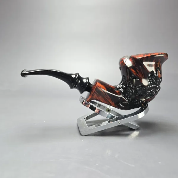 Nording Moss Partially Rusticated Freehand Estate Briar Pipe, Unsmoked - Image 4