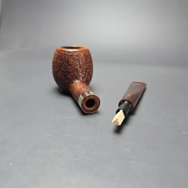 Savinelli Polo 207 Rusticated Apple Estate Briar Pipe, Italian Estates, 6mm - Image 12