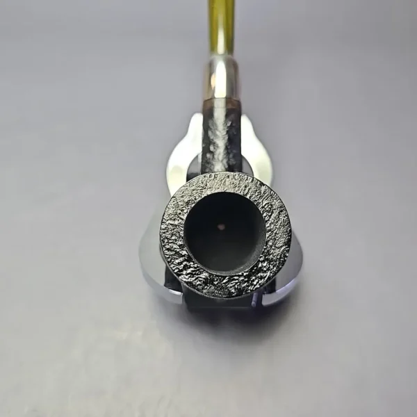 MBSD Briars Timeless Traditions 1 (K) Sandblasted Billiard w/ Silver Handmade Briar Pipe, New - Image 6