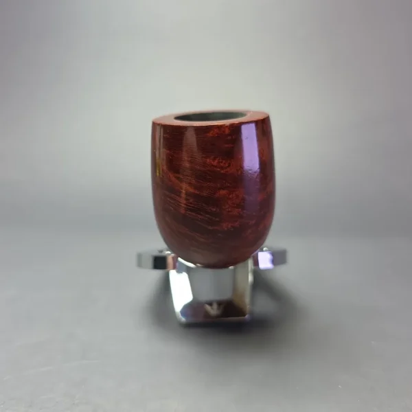 MBSD Briars Timeless Traditions 1 Smooth Billiard w/ Silver Handmade Briar Pipe, New - Image 4