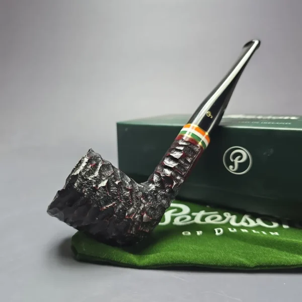 Peterson 2026 St. Patrick's Day 120 Rusticated Dublin Briar Pipe, New - Image 4
