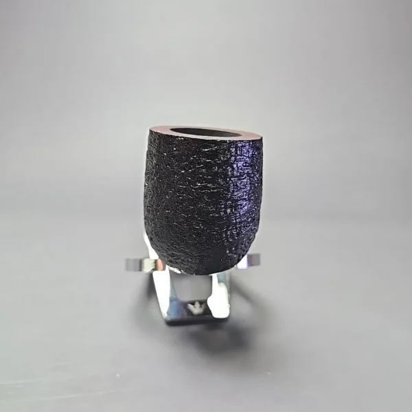 Peterson Newgrange Spigot 106 Partially Sandblasted Pot Estate Briar Pipe, Irish Estates - Image 3