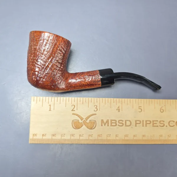 Charatan's Make First Lane Era (1961-65) Free Hand Relief Extra Large Sandblasted Dublin Estate Briar Pipe, English Estates - Image 10